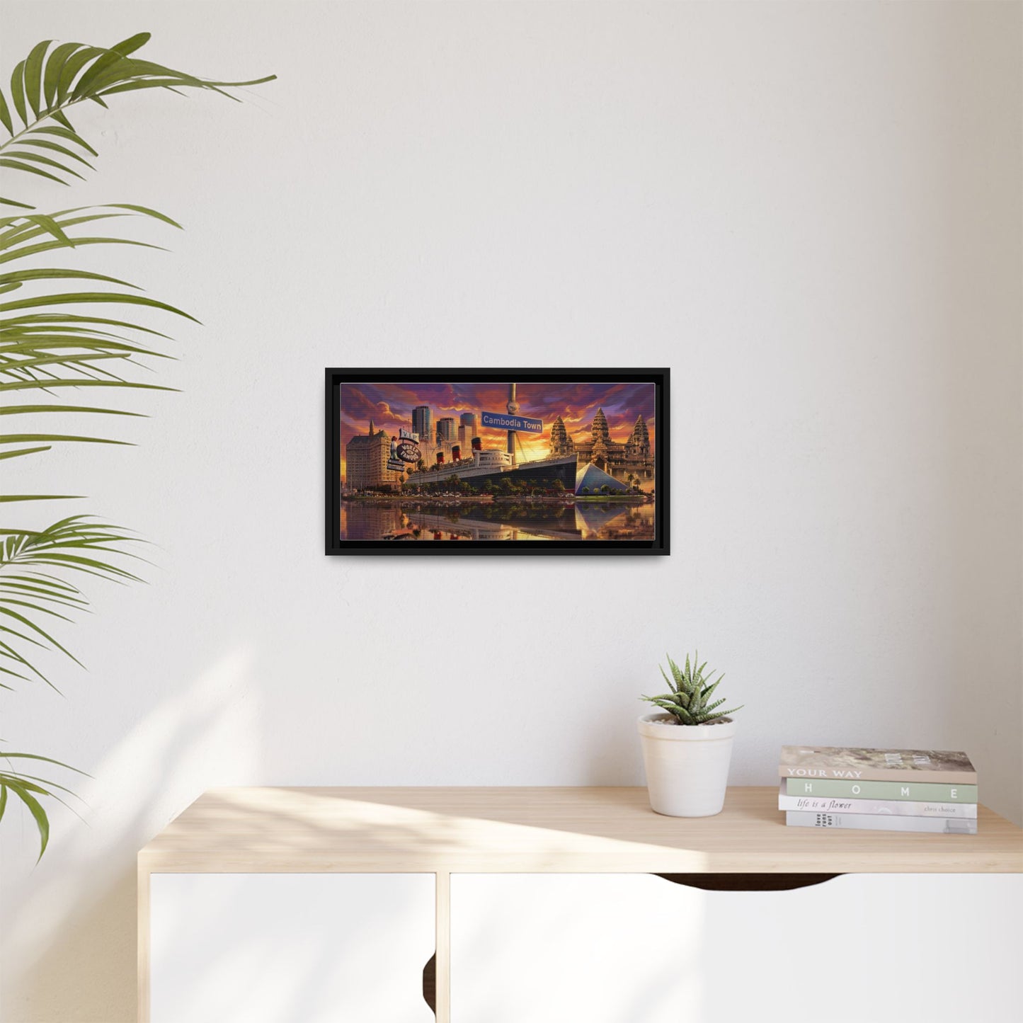 "LONG BEACH CAMBODIA TOWN" Canvas Print