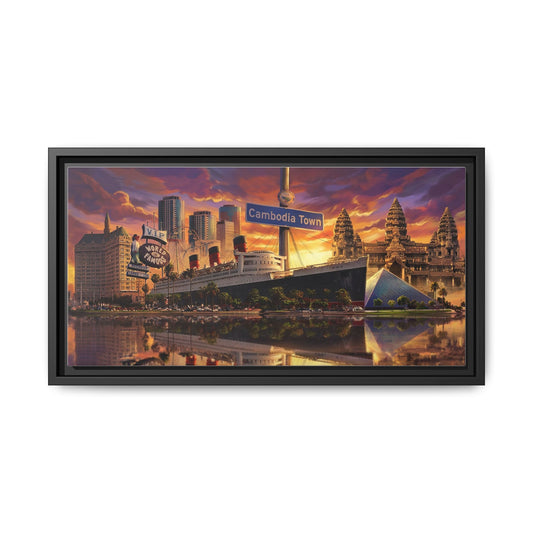 "LONG BEACH CAMBODIA TOWN" Canvas Print