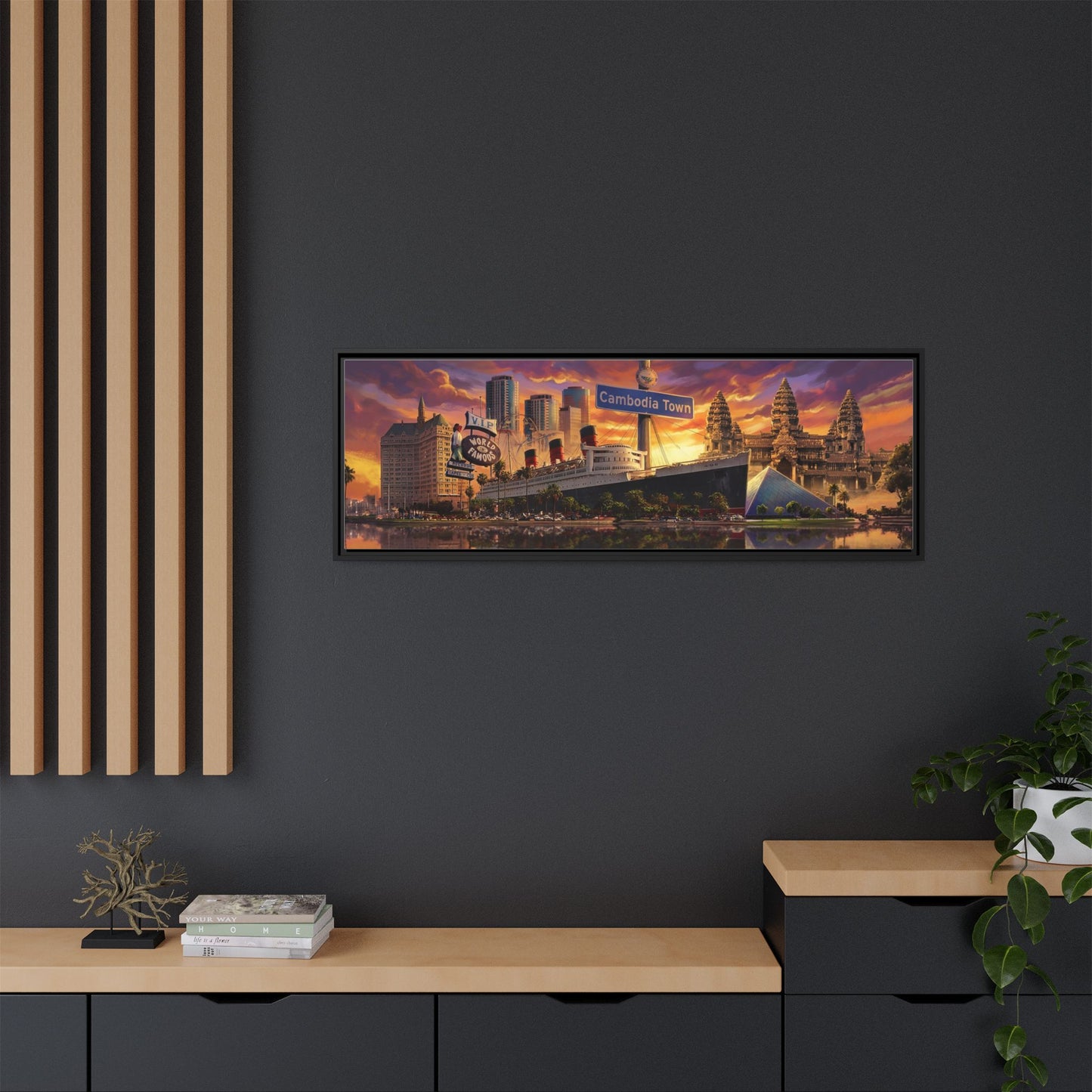 "LONG BEACH CAMBODIA TOWN" Canvas Print