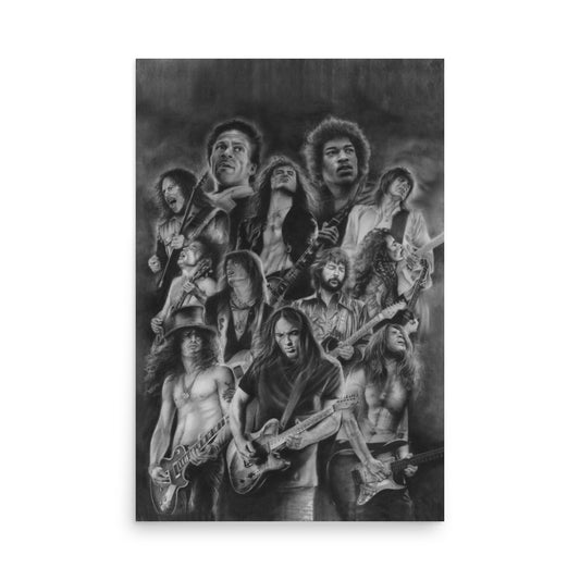 "GUITAR GODS" Poster