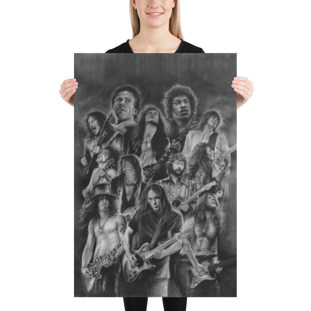 "GUITAR GODS" Poster