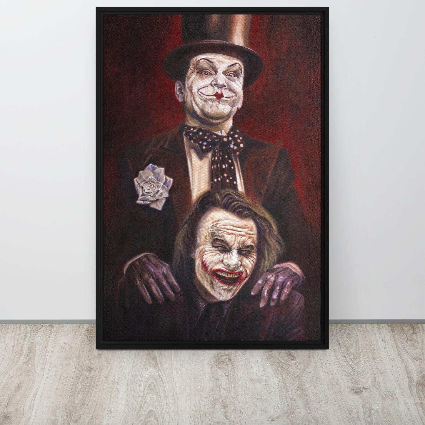 "THE JOKERS: SMILES OF REVERENCE" Canvas Prints