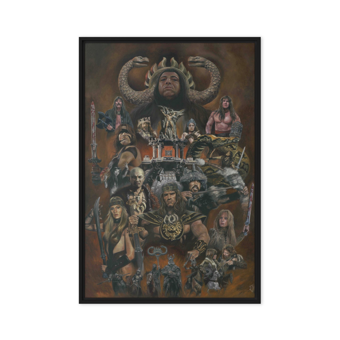 "CONAN: PERILS OF BLOOD & STEEL" Canvas Prints