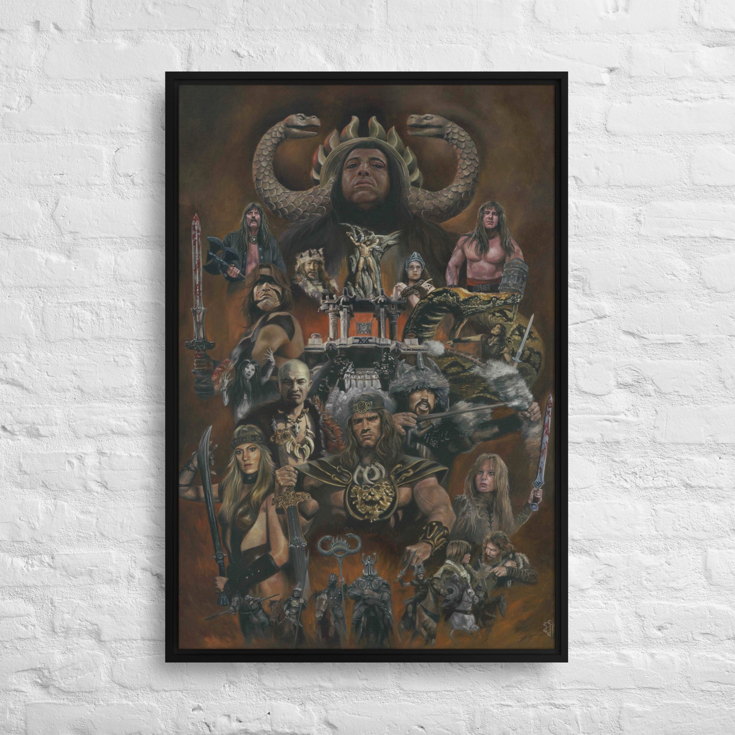 "CONAN: PERILS OF BLOOD & STEEL" Canvas Prints
