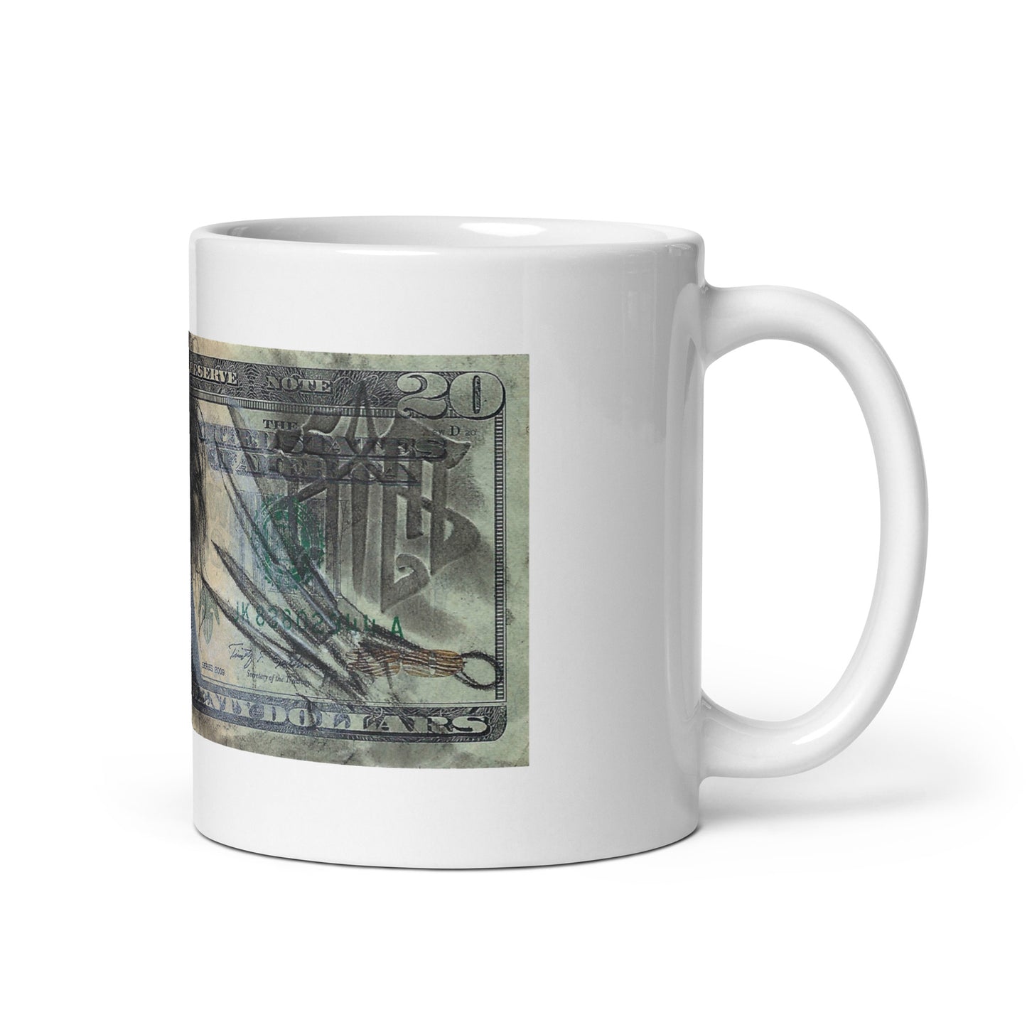 "SCISSORHANDS MONEY ART" Mug