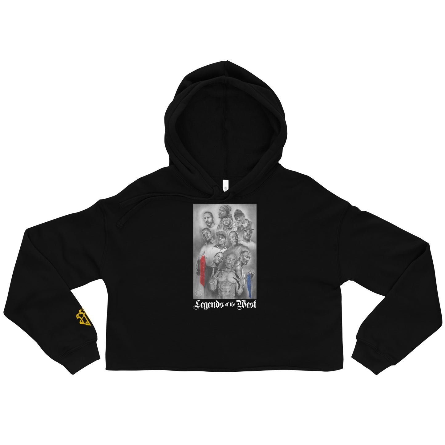 "LEGENDS OF THE WEST" Crop Hoodie
