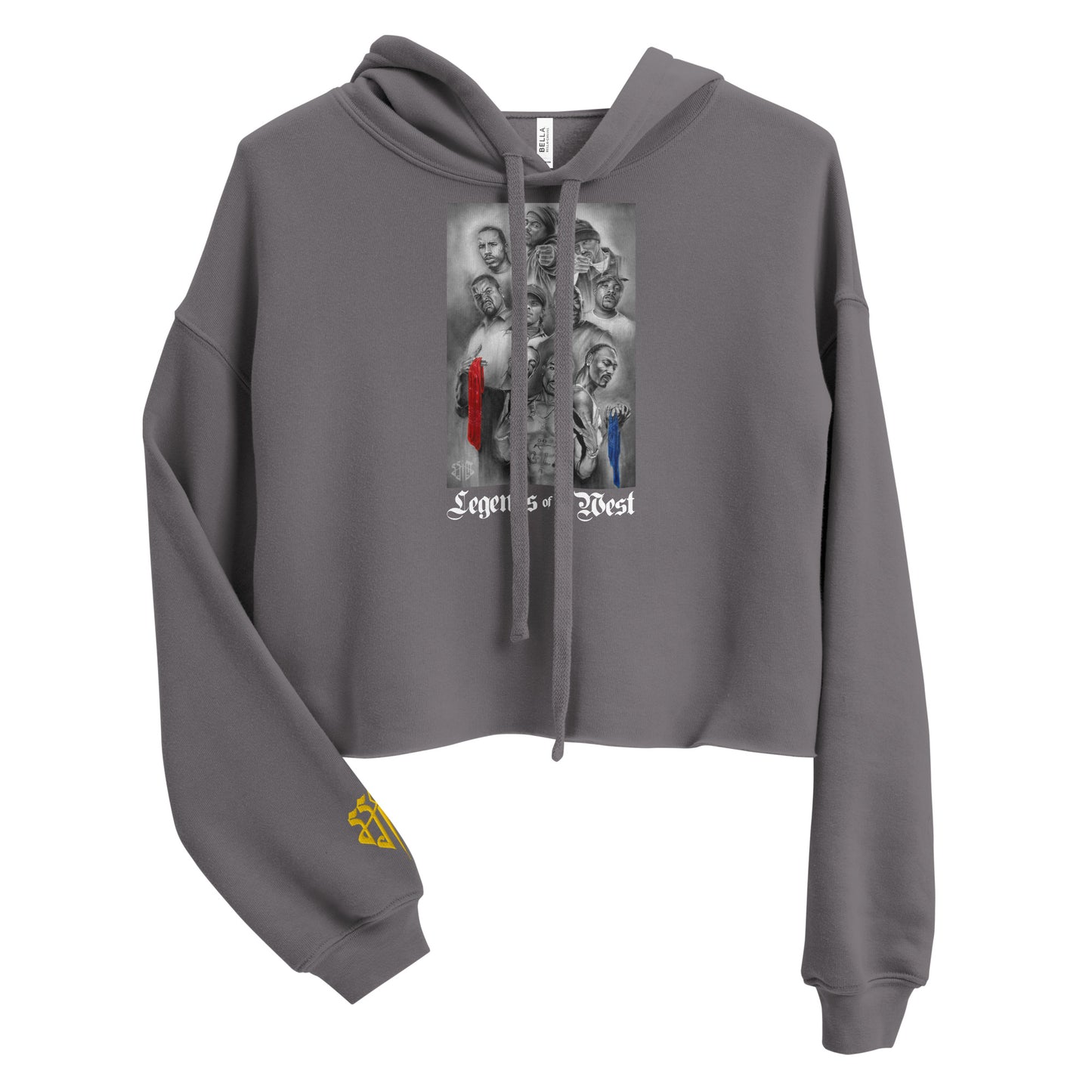 "LEGENDS OF THE WEST" Crop Hoodie
